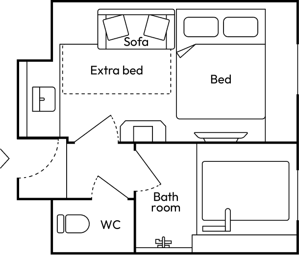 Deluxe double non-smoking